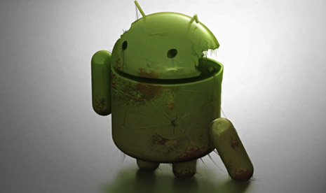 Malware incar android.Ilustrasi.