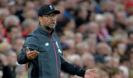 Pelatih Liverpool Juergen Klopp.