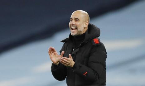 Pelatih Manchester City, Pep Guardiola.