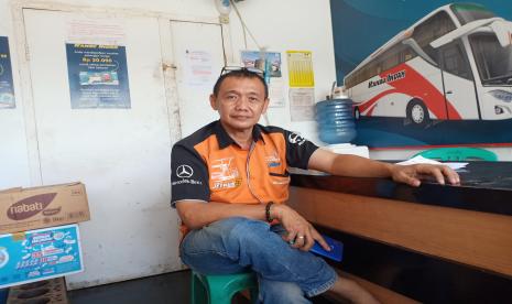 Manager Operasional Perusahaan Otobus (PO) Ranau Indah, Soni Sasongko.