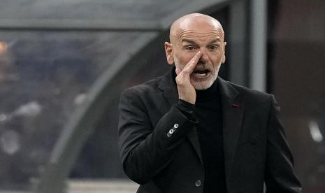 Pelatih AC Milan, Stefano Pioli.