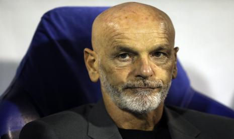 Pelatih AC Milan, Stefano Pioli.