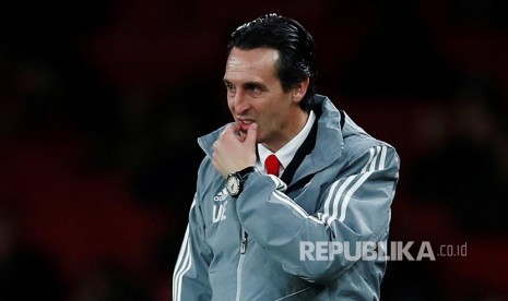 Unai Emery saat melatih Arsenal pada 2019. Pada 2022 ini, Emery membawa Villarreal lolos ke semifinal Liga Champions dengan menyingkirkan favorit juara Bayern Muenchen.