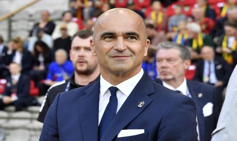 Pelatih timnas, Belgia Roberto Martinez.