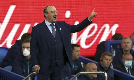 Manajer Everton Rafael Benitez.