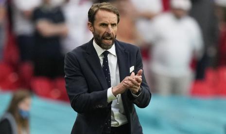 Pelatih timnas Inggris Gareth Southgate.