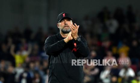  Pelatih Liverpool Juergen Klopp.