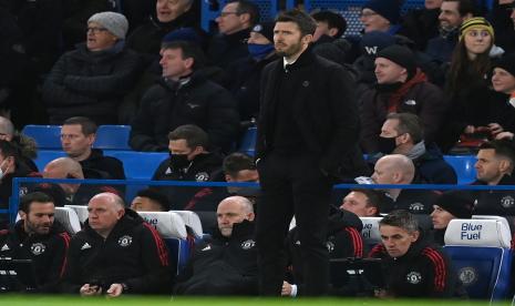 Pelatih sementara Manchester United, Michael Carrick. Carrick mengumumkan akan langsung berhenti sebagai pelatih sementara Man United usai membawa timnya menang 3-2 atas Arsenal dalam pertandingan Liga Primer Inggris, di Stadion Old Trafford, Jumat (3/12) pagi WIB.