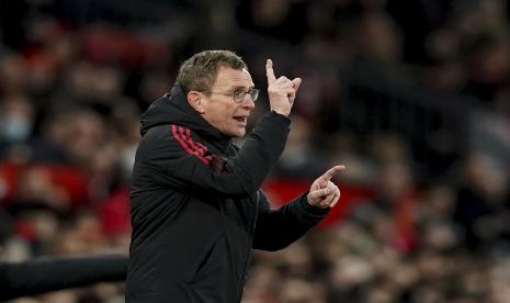 Pelatih Manchester United, Ralf Rangnick.