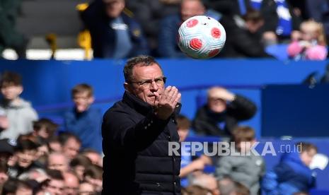  Pelatih timnas Austria Ralf Rangnick.