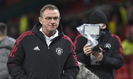 Manajer Manchester United Ralf Rangnick.