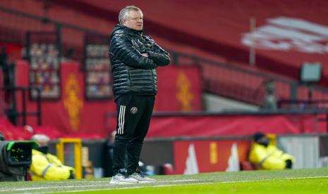 Pelatih Sheffield United, Chris Wilder.