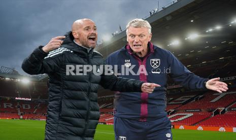 Manchester United vs West Ham United, Erik ten Hag mengincar kemenangan atas David Moyes.