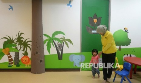 Menitipkan anak di daycare (Ilustrasi). Kak Seto menyarankan agar orang tua memilih daycare yang lingkungannya aman.