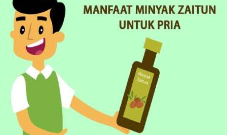 Manfaat minyak zaitun infografis