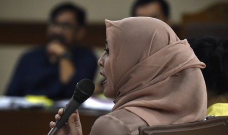 Kabag Humas dan Protokol Direktorat Jenderal Pemasyarakatan (Ditjenpas) Kementerian Hukum dan Hak Asasi Manusia RI Rika Aprianti mengatakan, mantan anggota DPR RI Angelina Patricia Pinkan Sondakh akan menjalani cuti menjelang bebas. Foto: Angelina Sondakh