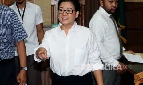 Former member of Indonesian House of Representatives (DPR RI) Miryam S. Haryani