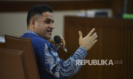 Mantan Bendahara Umum Partai Demokrat Muhammad Nazaruddin