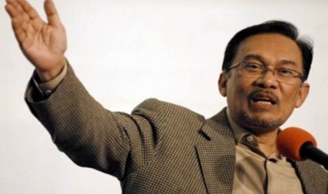 Mantan Deputi Perdana Menteri Malaysia Anwar Ibrahim.