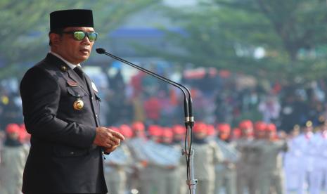 Mantan Gubernur Jawa Barat Ridwan Kamil. Ridwan Kamil berduka untuk Palestina dan pastikan masjid yang dibangunnya tetap kokoh