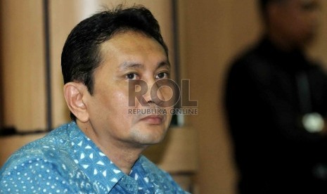 Mantan Kepala Dinas Perhubungan DKI Jakarta, Udar Pristono yang menjadi tersangka korupsi pengadaan bus Transjakarta mempraperadilankan Kejaksaan Agung atas tindakan penyitaan aset terhadap dirinya di Pengadilan Negeri Jakarta Pusat, Rabu, (18/3). 