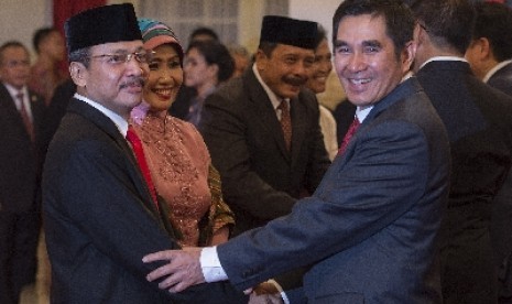 Mantan ketua Mahkamah Konstitusi (MK) Hamdan Zoelva.