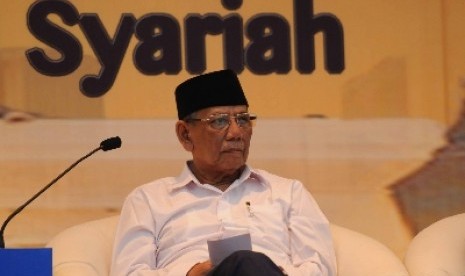 Mantan ketua umum Pengurus Besar Nadhlatul Ulama (PBNU) KH Hasyim Muzadi.