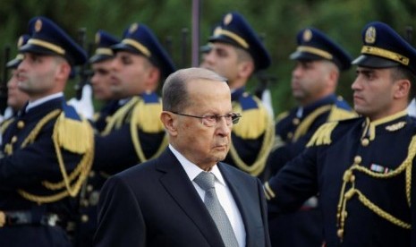 Mantan panglima angkatan darat Michel Aoun dilantik sebagai Presiden ke-13 Lebanon pada Senin (31/10) waktu setempat. 