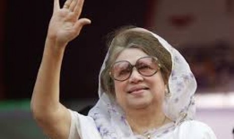 Mantan perdana menteri Bangladesh, Begum Khaleda Zia.