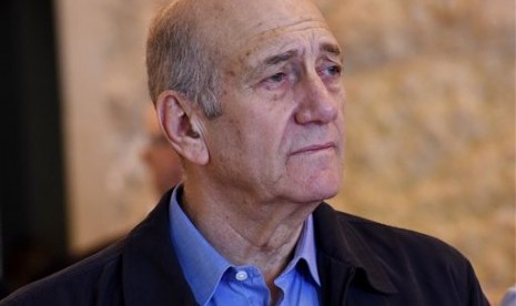 Mantan Perdana Menteri Israel Ehud Olmert.