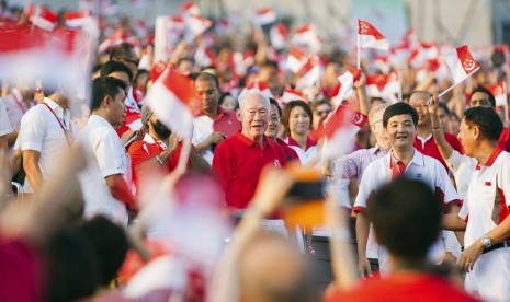 Mantan PM Singapura Lee Kuan Yew 