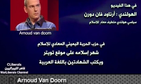 mantan politisi partai Kebebasan Belanda (PVV), Arnoud Van Doorn