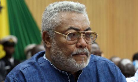 Mantan presiden Ghana Jerry Rawlings 