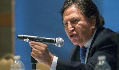 Mantan presiden Peru, Alejandro Toledo