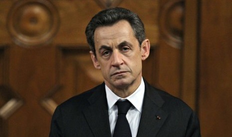 Mantan presiden Prancis, Nicolas Sarkozy.