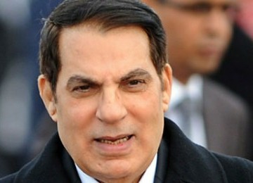 Mantan Presiden Tunisia terguling, Zine Al-Abidine Ben Ali.