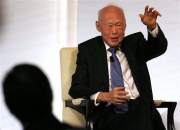 Mantan PM Singapura  Lee Kuan Yew 