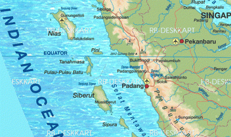 Map of Sumatra