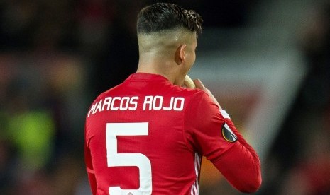 Pemain MU Marcos Rojo.