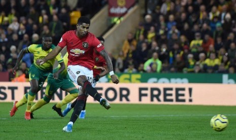 Marcus Rashford, bintang muda andalan Manchester United.