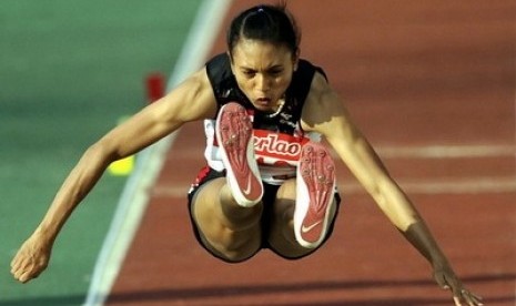 Maria Londa, atlet ketiga Indonesia yang meraih medali emas Asian Games 2014.