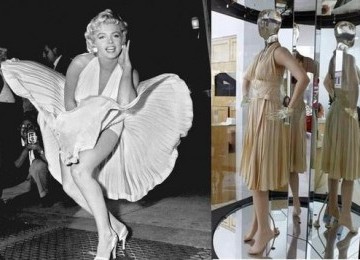 Marilyn Monroe. Baju yang dikenakannya laku seharga 4,6 juta dolar AS