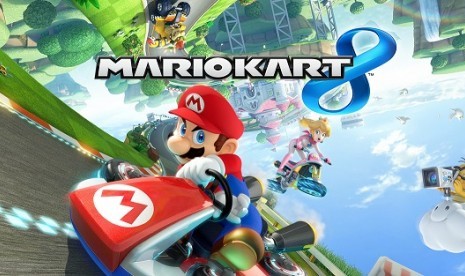 Mario Kart. Ilustrasi