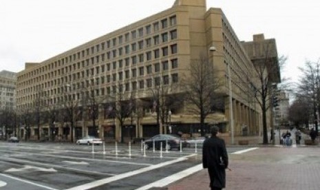 Markas besar FBI di Washington DC, Amerika Serikat. Data FBI tentang Kejahatan Rasial Terhadap Muslim Tuai Kritik