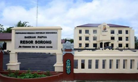 Markas Polres Sorong, Provinsi Papua Barat (ilustrasi).