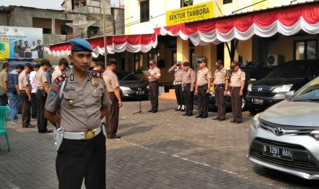 Markas Polsek Tambora di Jakarta Barat.