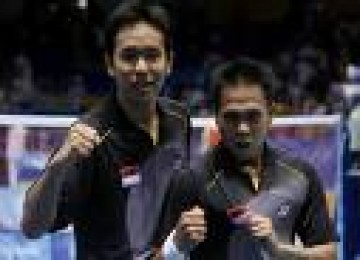 Markis Kido saat masih berpasangan dengan Hendra Setiawan