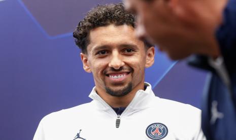 Kapten Paris Saint-Germain (PSG) Marquinhos.