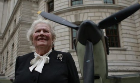 Mary Soames, putri bungsu Mantan Perdana Menteri legendaris Inggris Winston Churchill,