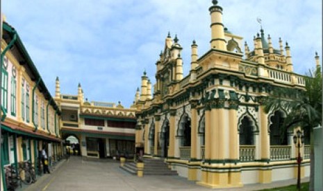 Singapura Puji Peran Melayu/Muslim Cegah Penyebaran Covid-19. Masjid Abdul Gaffour, Singapura.